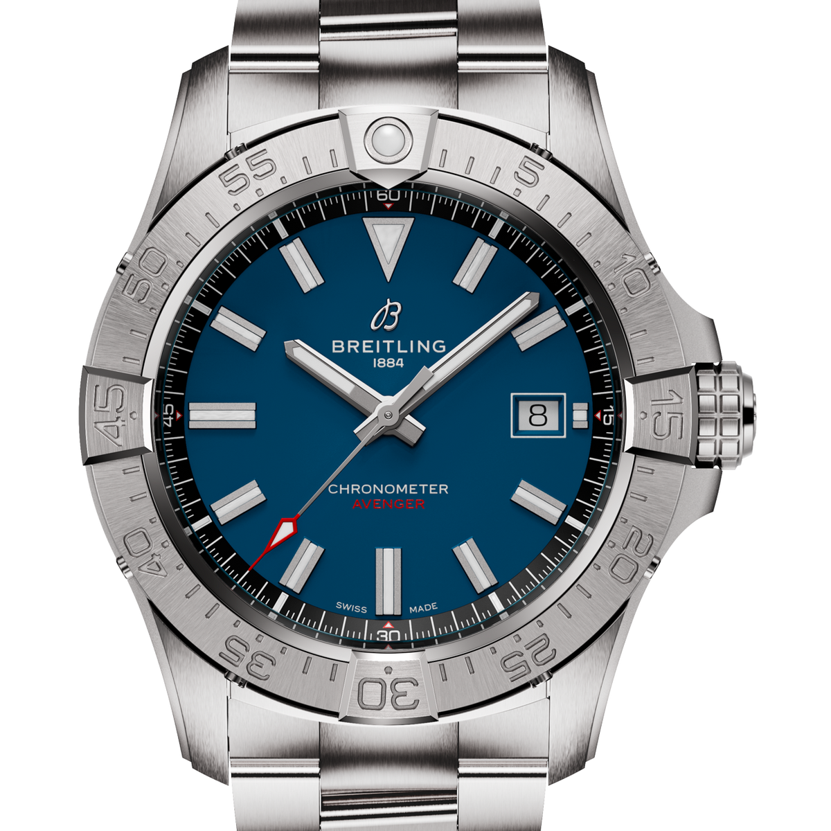 Breitling Avenger Automatic 42mm Watch with Blue Dial