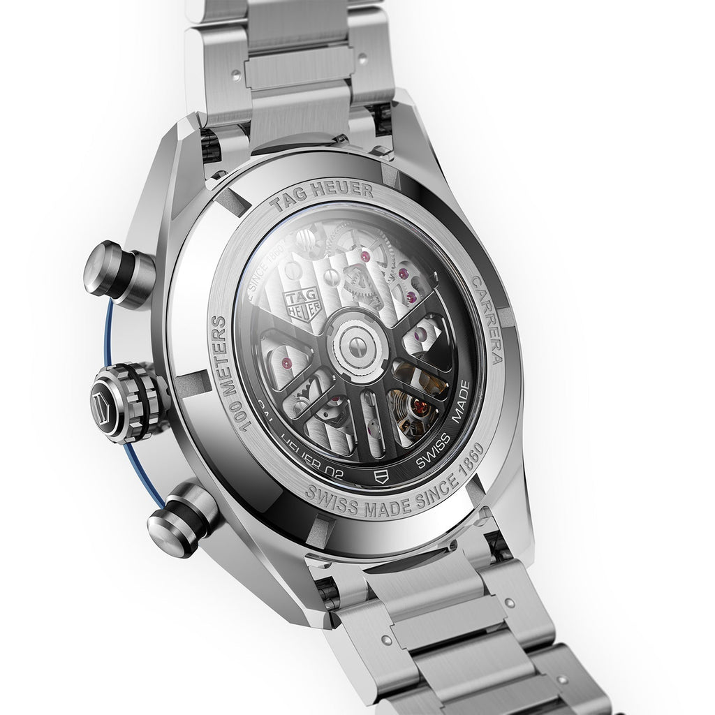 TAG Heuer Carrera Men's Automatic Sports Chronograph 44mm Blue Dial Watch