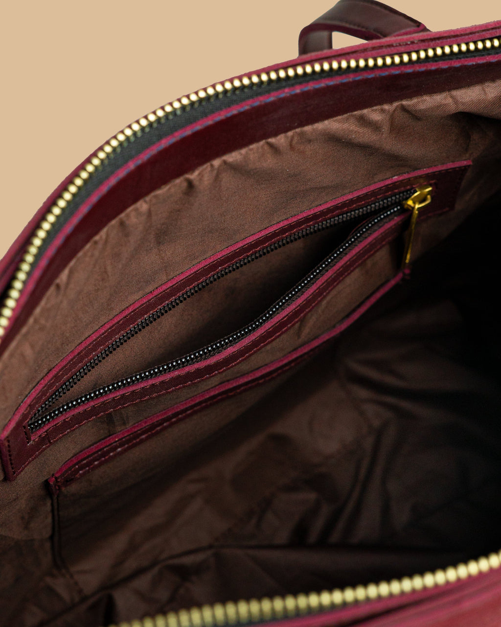 D-VINE Mini Tote Bag (Burgundy Suede)