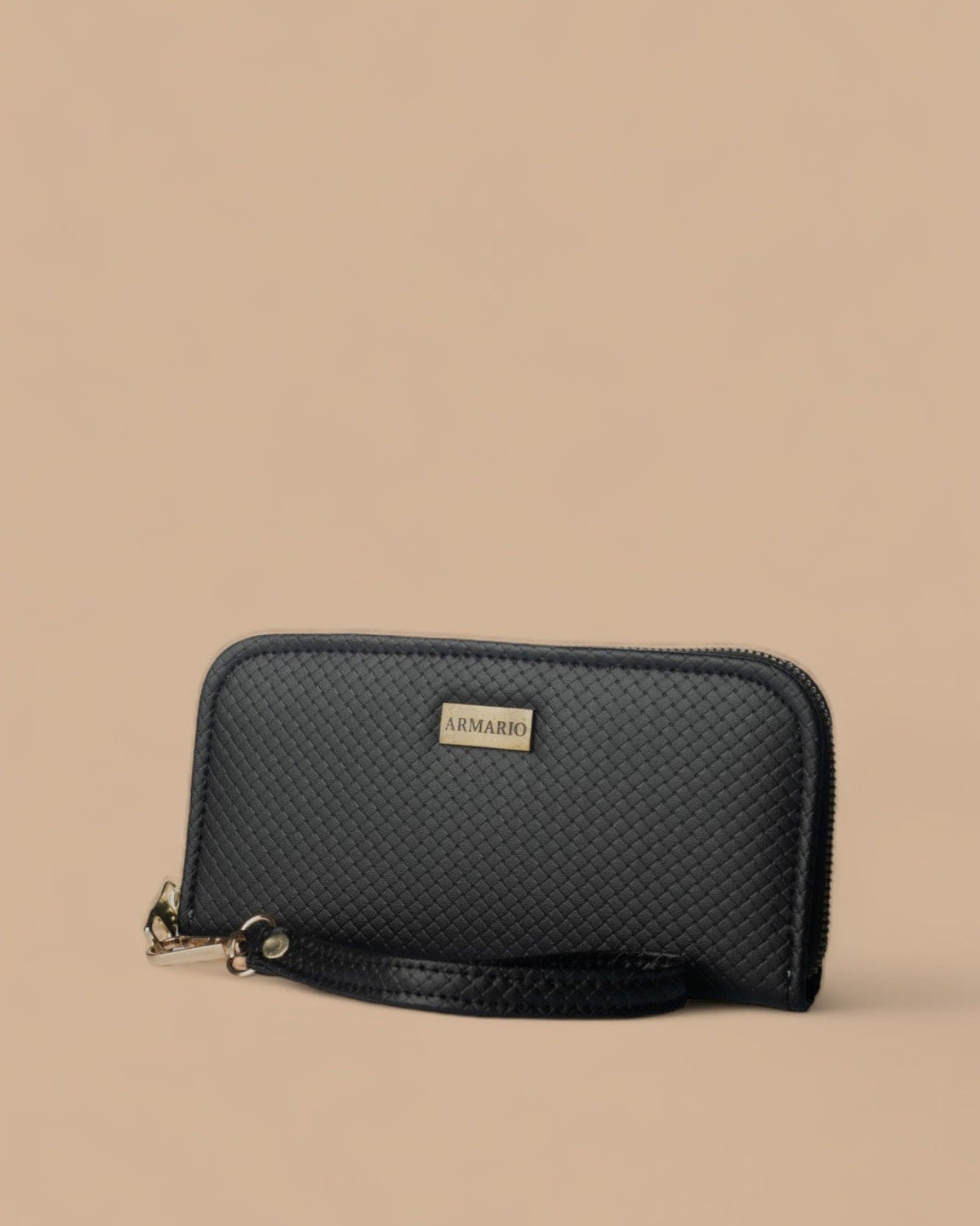 Women Wallet Clutch ( Woven Black)