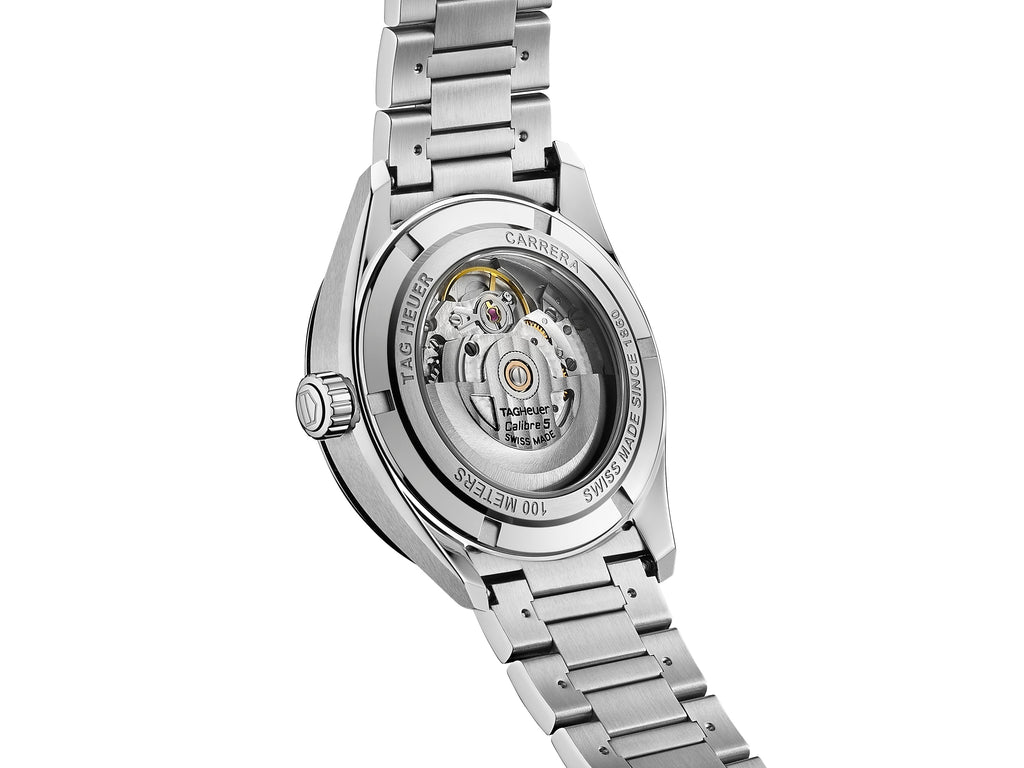 TAG Heuer Carrera Calibre 5 Automatic Men's Black Dial Watch, 39mm