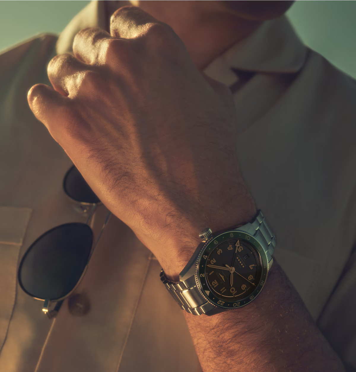 Longines Spirit Zulu Time 42mm Watch with Anthracite Dial