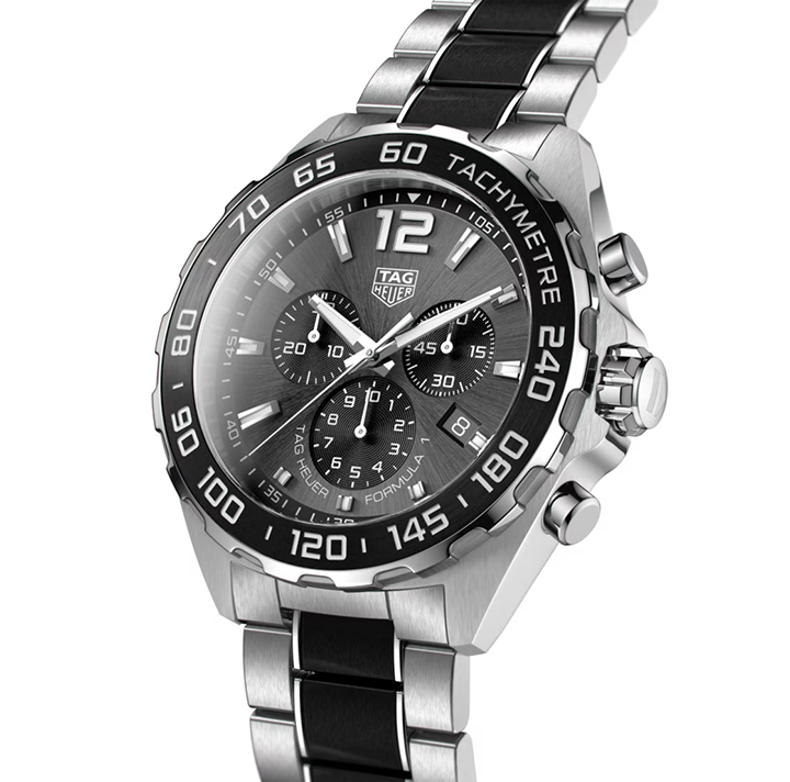 TAG Heuer Formula 1 Chronograph Watch with Gray Dial