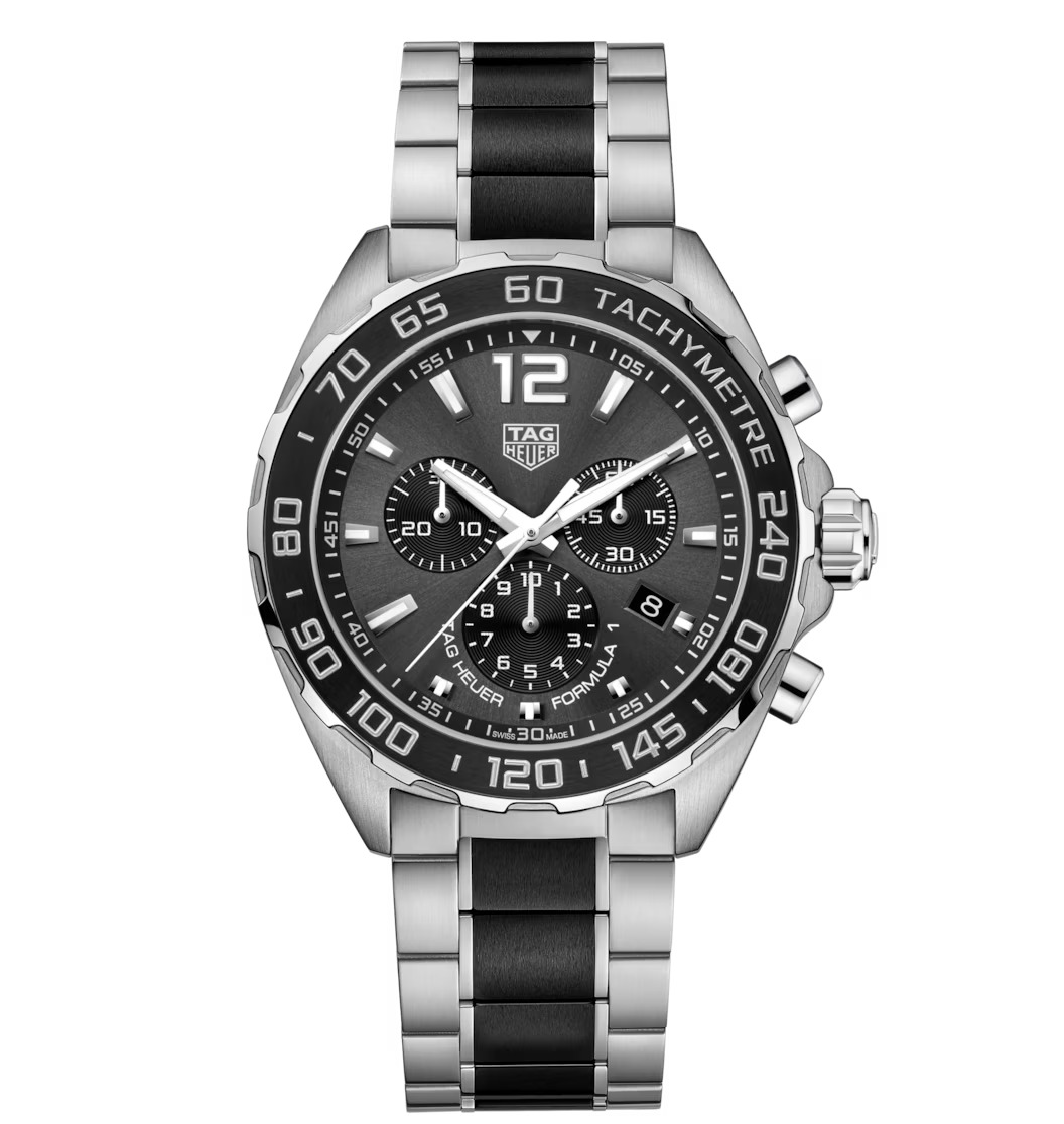 TAG Heuer Formula 1 Chronograph Watch with Gray Dial