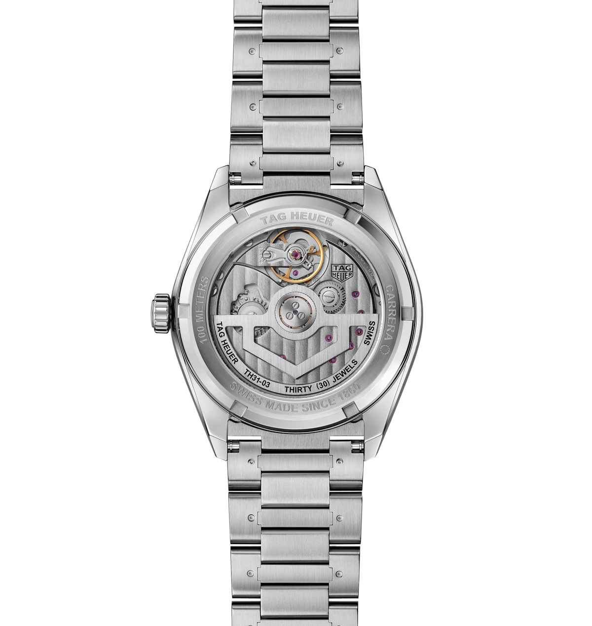 TAG Heuer Carrera Date Twin-Time Watch with Green Dial
