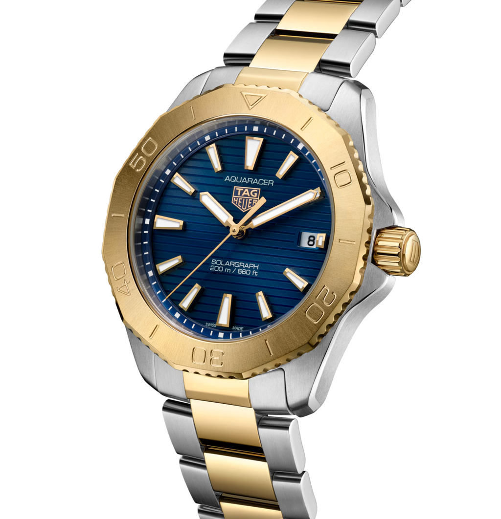 TAG Heuer Aquaracer Professional 200 Solargraph Watch with Deep Blue Dial