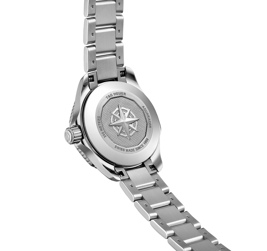 TAG Heuer Aquaracer Professional 200 Watch with Green Mother of Pearl Dial