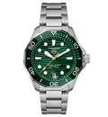 TAG Heuer Aquaracer Professional 300 Date Watch with Green Dial