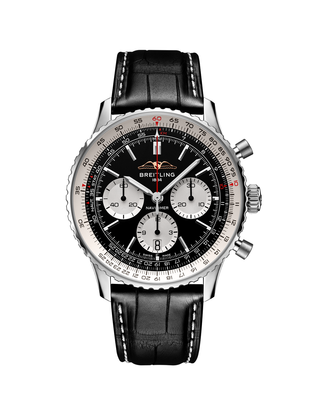Breitling Navitimer B01 46mm Watch with Black Dial