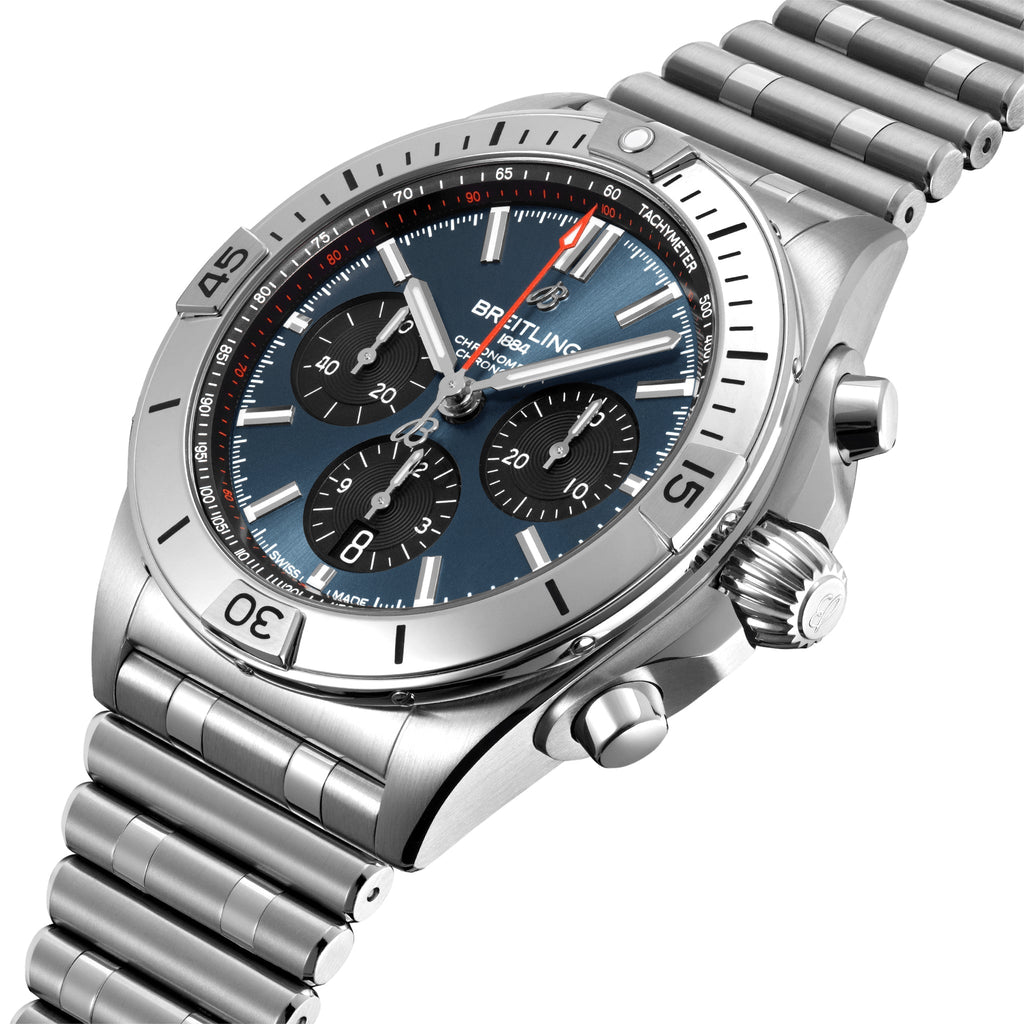 Breitling Chronomat B01 42 Steel with Blue Dial
