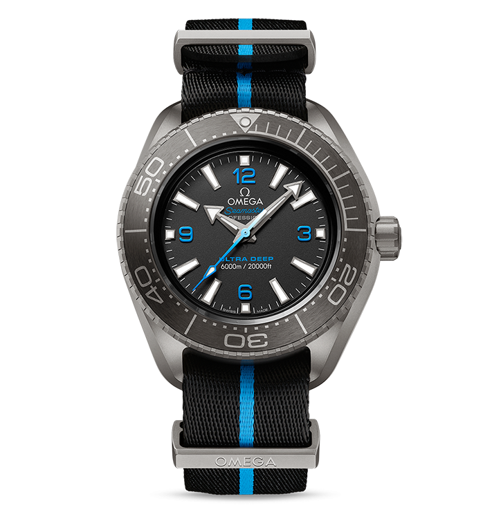 OMEGA Seamaster Planet Ocean 6000m Co-Axial Master Chronometer, 45.5mm with Black Dial